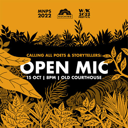 EVENT GRAPHIC Malaysian National Poetry Slam Open Mic (2022)