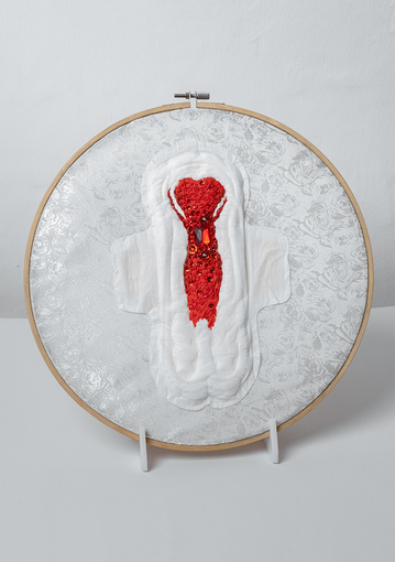 (H)ARUS II Mixed Media, 30cm diameter